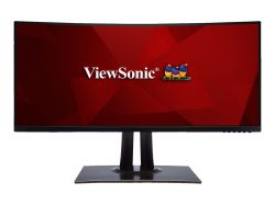 Монитор VIEWSONIC VP3481A, 34'' VA Curved 1800R, UWQHD (3440x1440) 100Hz, 21:9, 5ms, 400 cd/m², 3000:1, AMD FreeSync, Speakers 2x5W, RJ45, 2xHDMI, DP, USB Type-C, 2xUSB 3.2, Black