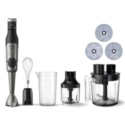 Ръчен пасатор PHILIPS HR2685/00 Series 5000, 1200W, ProMix, Кухненски робот, чопър, телена бъркалка