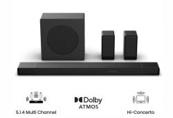 Саундбар Hisense AX5140Q,  5.1.4Ch Sound Bar with Wireless Subwoofer, 600W, Dolby Atmos, Bluetooth 5.3, 4K HDMI Pass Through, DTS:X, HDMI/AUX/ARC/Optical/USB, 7 EQ Modes, Black