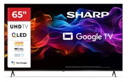 Телевизор 65" SHARP 65HP5265E, 4K UHD LED TV, Smart TV, Android TV, 60Hz, Wi-Fi, Black