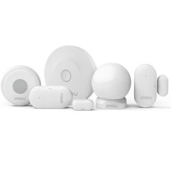 Алармена с-ма IMOU Smart Alarm Kit, ZG2 gateway, ZE1 emergency alarm button, ZD1 door and window sensor, ZP1 motion sensor