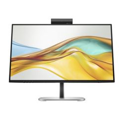 Монитор HP Series 5 Pro - 524pm (9E0G9UT), 23.8" IPS, FullHD (1920 x 1080) 100Hz, 16:9, 5ms, 350cd/m2, 1500:1, Cam 5MP, Mic, Speaker 4x3W, HDMI, 2xDP, 2xUSB-C, RJ-45, 3xUSB3.2, Silver