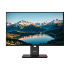 Монитор LENOVO ThinkVision T27Q-40, 27" IPS, QHD (2560x1440) 120Hz, 16:9, 4ms, 350 cd/m², 1500:1, HDMI, DP, USB, Eclipse Black - 64A6GAT6EU