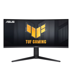 Монитор ASUS TUF Gaming VG34VQL3A, 34" VA Curved 1500R, WQHD (3440x1440) 180Hz, 21:9, 1ms, 400cd/m2, 4000:1, Adaptive-Sync, Speaker 2x2W, 2xHDMI, 2xDP, 3x USB 3.2, Black - 90LM06F0-B01E71