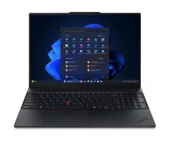 Лаптоп LENOVO ThinkPad E16 Gen 3 (21ST004EBM), 16" WUXGA (1920x1200) IPS, AMD Ryzen™ 5 220 (16M Cache, 3.2GHz up to 4.9GHz, 6 ядра), 32GB DDR5, 512GB SSD М.2, Backlit KB, Windows 11 Pro, Black