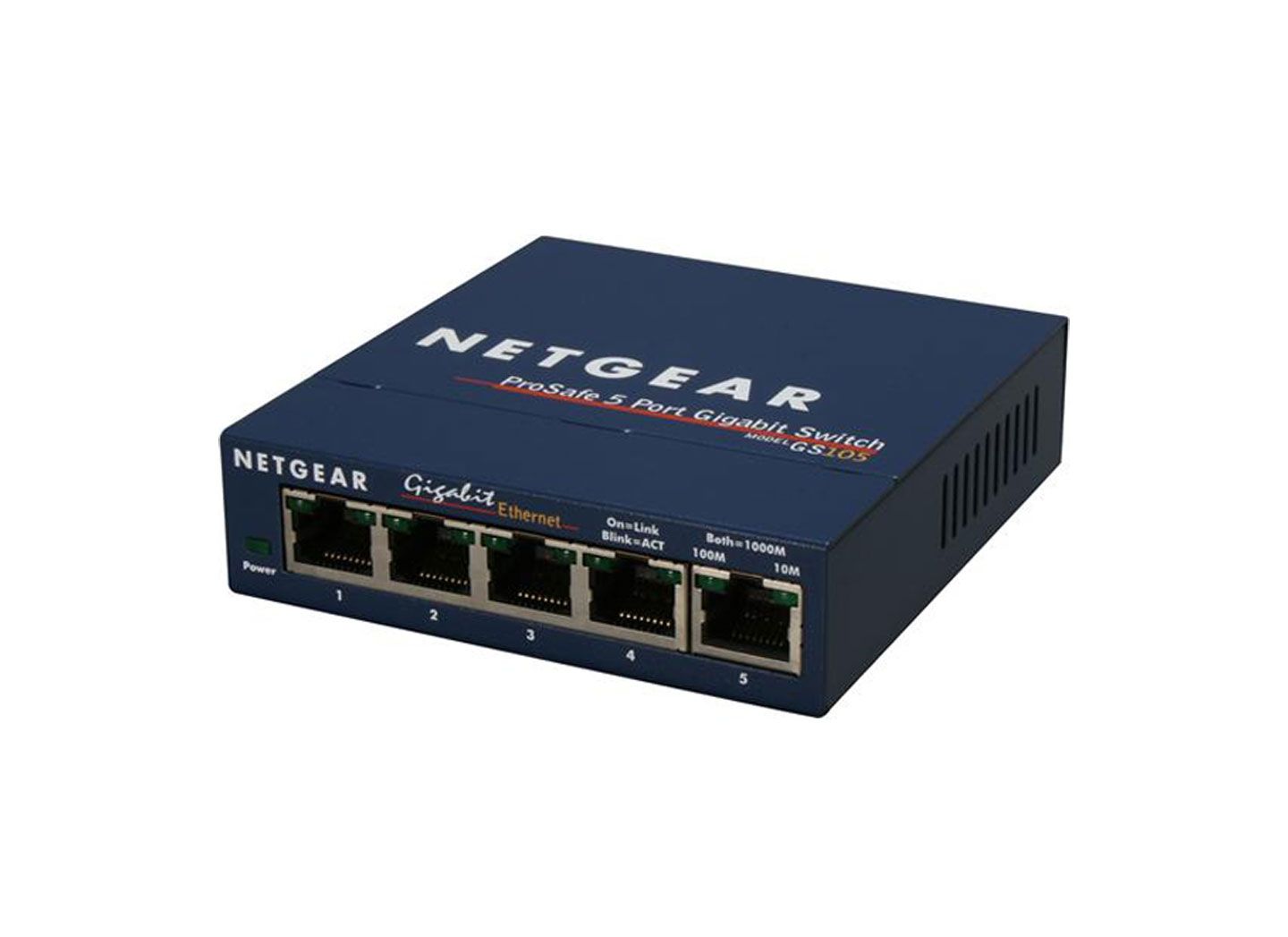 Суич Netgear GS105GE, 5 x 10/100/1000 ProSafe Gigabit