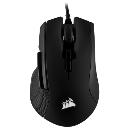Геймърска мишка Corsair IronClaw RGB FPS/MOBA (CH-9307011-EU), 7 бутона,  RGB, 18000 DPI, USB, Black