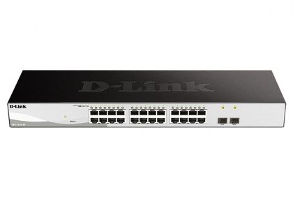 Суич D-Link DGS-1210-26 , 26-Port Gigabit Smart Switch with 2 SFP ports
