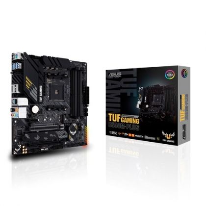 Дънна платка ASUS TUF GAMING B550M-PLUS ( AM4, 4 x DDR4, DP, HDMI, 2 x M.2 ) Micro ATX