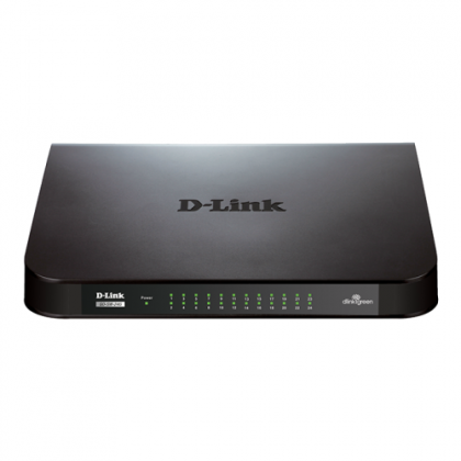 Суич D-Link GO-SW-24G , 24-Port Gigabit Easy Desktop Switch