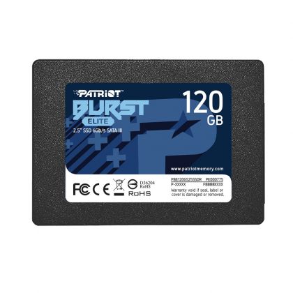 SSD 120GB Patriot Burst Elite (PBE120GS25SSDR), 2.5", SATA3, TLC
