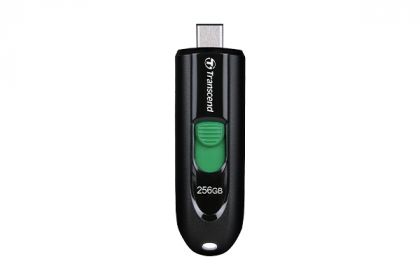 USB памет 256GB TRANSCEND JetFlash 790C, USB Type-C, Capless, Black