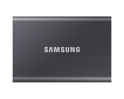 Външно SSD 1TB Samsung T7 (MU-PC1T0T/WW), PCIe NVMe, USB 3.2, Grey