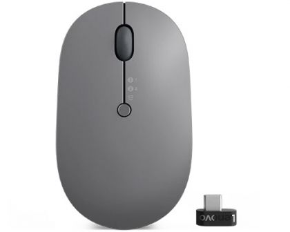 Безжична мишка LENOVO Go (GY51C21211), Wireless Multi-Device Mouse, Grey