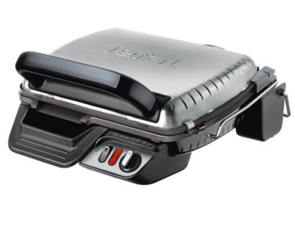 Барбекю TEFAL GC306012 Grill 600 Comfort, 62000W, 3 позиции за готвене, светлинен индикатор, регулиран термостат, вертикално съхранение, незалепваща стипца