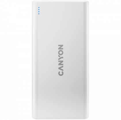 Външна батерия CANYON PB-106 (CNE-CPB1006W), 10000mAh Li-poly battery, White