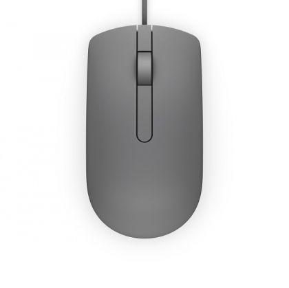 Мишка DELL MS116 (570-AAIT-14), 1000 DPI, 3 бутона, USB, Grey