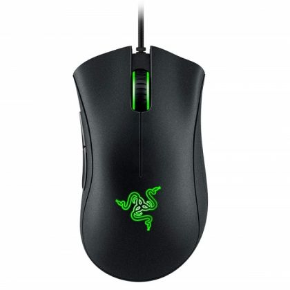 Геймърска мишка RAZER DeathAdder Essential (RZ01-03850100-R3M1), С кабел, 5 бутона, 6400DPI, USB, Black