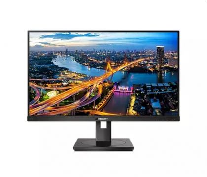 Монитор PHILIPS 242B1/00, 23.8" IPS, FullHD (1920x1080) 75Hz, 16:9, 4ms, 250cd/m2, 1000:1, Adaptive Sync, Speakers 2x2W, VGA, DVI, HDMI, DP, USB hub, Black