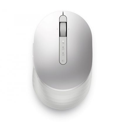 Безжична мишка DELL Premier MS7421W (570-ABLO-14), Rechargeable Wireless/Bluetooth, 1600DPI, Platinum silver