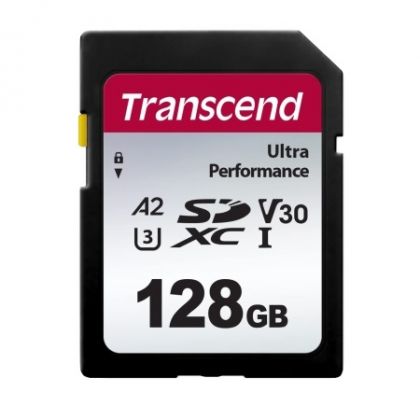SD памет 128GB TRANSCEND 340S Ultra Performance, SDXC Card UHS-I U3 V30 A2