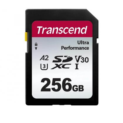 SD памет 256GB TRANSCEND 340S Ultra Performance, SDXC Card UHS-I U3 V30 A2