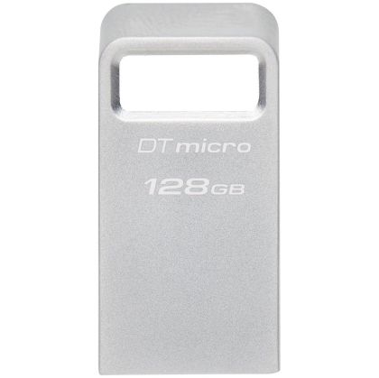 USB памет 128GB KINGSTON DataTraveler Micro, USB 3.2, Metal