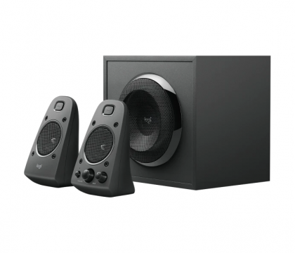 Колонки LOGITECH Z625 (980-001256), 2.1 400W Powerful THX Sound, Subwoofer, Black - 980-001256