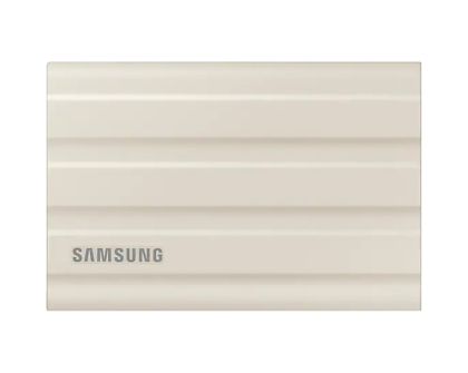 Външно SSD 2TB SAMSUNG T7 Shield (MU-PE2T0K/EU), USB 3.2 Gen 2 and PCIe NVMe, Beige