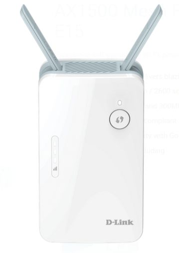 Безжичен усилвател D-LINK E15 AX1500 Mesh Range Extender