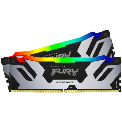 Памет KINGSTON 32GB DDR5 6400MHz (2x16GB) FURY Renegade DDR5 RGB