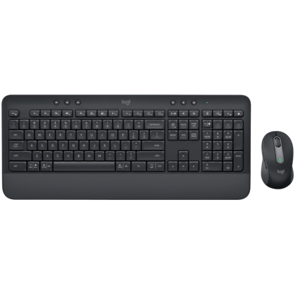 Безжична клавиатура + мишка LOGITECH Signature MK650 Combo for Business - GRAPHITE
