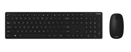Безжична клавиатура + мишка ASUS W5000 , Wireless 2.4GHz, USB Dongle, Black