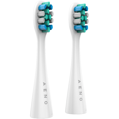 Резервни глави AENO DB1S/DB2S Replacement toothbrush heads, White, Dupont bristles, 2pcs in set (for ADB0001S/ADB0002S)