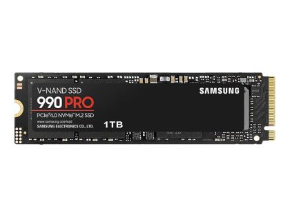 SSD 1TB SAMSUNG 990 PRO (MZ-V9P1T0BW), M.2 2280 PCIe Gen 4.0 x4, NVMe 2.0 V-NAND 3-bit MLC