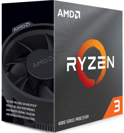 Процесор AMD Ryzen 3 4100 (3.8GHz up to 4.0GHz, 4 ядра, AM4) Box