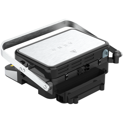 Електрическа скара AENO EG5 Contact grill;220-240V 2000W;Six program for beef, fish, chicken, sausage, humburg, baconReversible grill plate with non-stick coating; Brushed stainless steel housing;Grill plate heating together or heating separately;embossed
