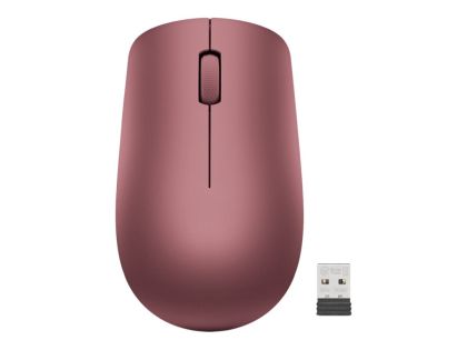 Безжична мишка LENOVO 530 (GY50Z18990), Wireless, 1200 DPI, USB, Cherry red