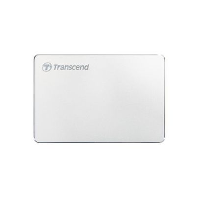 Външен диск 2TB TRANSCEND StoreJet 25C3S (TS2TSJ25C3S), 2.5", USB Type-C, Silver