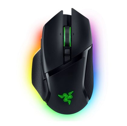 Безжична геймърска мишка RAZER Basilisk V3 Pro (RZ01-04620100-R3G1), Wireless, Razer HyperSpeed Wireless, Bluetooth, 30000DPI, RGB, Black