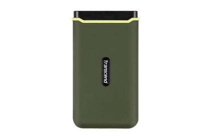 Външно SSD 2TB TRANSCEND ESD380C (TS2TESD380C), USB Type-C 3.2 Gen 2x2, Military green