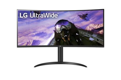 Монитор LG 34WP65CP-B UltraWide, 34" VA Curved , QHD (3440x1440) 160Hz, 21:9, 1ms, 3000:1, 300 cd/m2, AMD FreeSync Premium, Speaker 2x7W, 2xHDMI, DP, Black