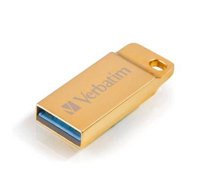 USB памет 64GB VERBATIM Metal Executive USB 3.0, Gold
