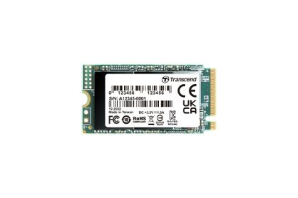 SSD 512GB TRANSCEND 400S (TS512GMTE400S), M.2 2242, PCIe Gen3x4, NVMe, 3D NAND
