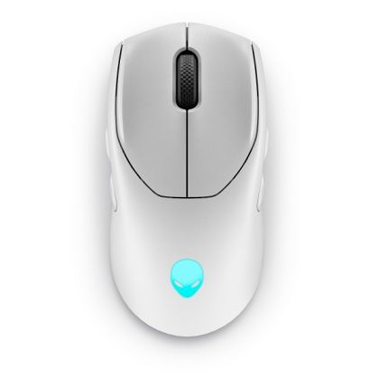 Безжична геймърска мишка DELL Alienware AW720M (545-BBDO), Tri-Mode Wireless, Bluetooth, 26000 DPI, USB-C, Lunar light