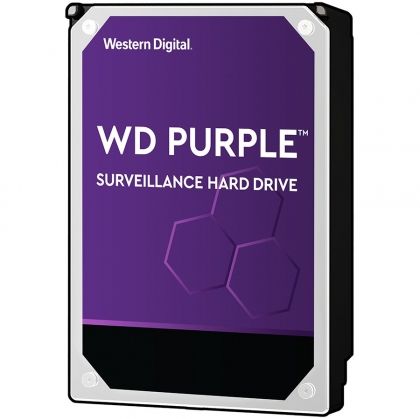 HDD 6TB WD Purple (WD64PURZ), 3.5", SATAIII, 5400 rpm, 256MB, for DVR/Surveillance
