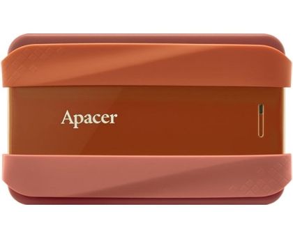 Външен диск 2TB APACER AC533 (AP2TBAC533R-1), 2.5" SATA, USB 3.2 Gen 1, Garnet red