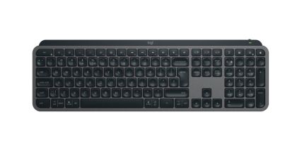 Безжична клавиатура LOGITECH MX Keys S (920-011587), Bluetooth, Rechargeable Li-Po 1500 mAh, USB-C, Graphite