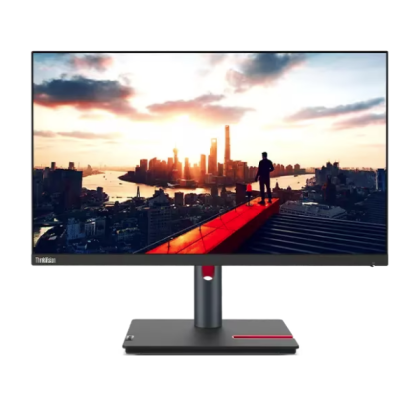 Монитор LENOVO ThinkVision P24h-30 (63B3GAT6EU), 23.8" IPS, QHD (2560x1440) 60Hz, 16:9, 4ms, 300cd/m2, 1000:1, USB  hub, HDMI, DP, USB-C, RJ-45, Raven Black