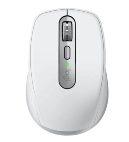 Безжична мишка LOGITECH MX Anywhere 3S (910-006930), Bluetooth/Wireless, Laser, 8000 DPI, Rechargeable Battery 500 mAh, Pale Grey